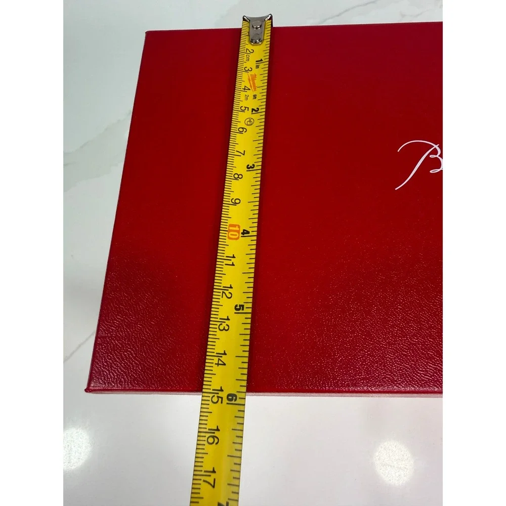 Baccarat Red Empty Gift Presentation Storage Box 10
